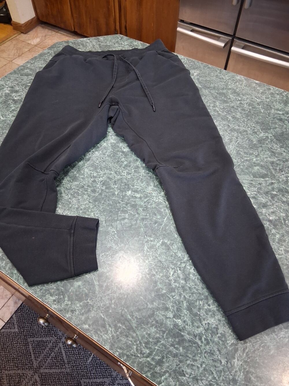 Lululemon City Sweat Joggers Mens Sz Medium Black Tapered M5955S Gorpcore Active